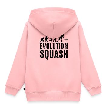 Squash - Kinder Premium Organic Hoodie - Rosa - Hinten - AI Model Kid Female (0cm)