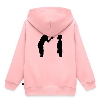 diatribe - Sweat Premium à capuche enfant bio - rose - Dos - AI Model Kid Female (0cm)