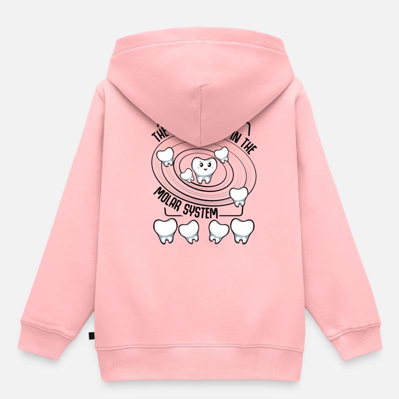 Dentiste - Sweat Premium à capuche enfant bio - rose