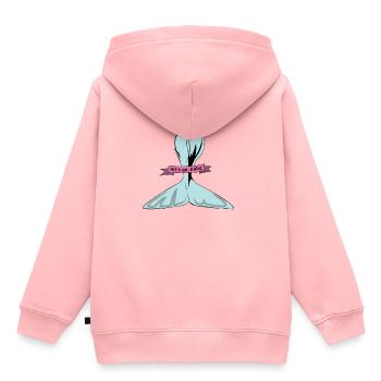 Allons, bébé | Mode animaux - Sweat Premium à capuche enfant bio - rose - Dos - AI Model Kid Female (0cm)