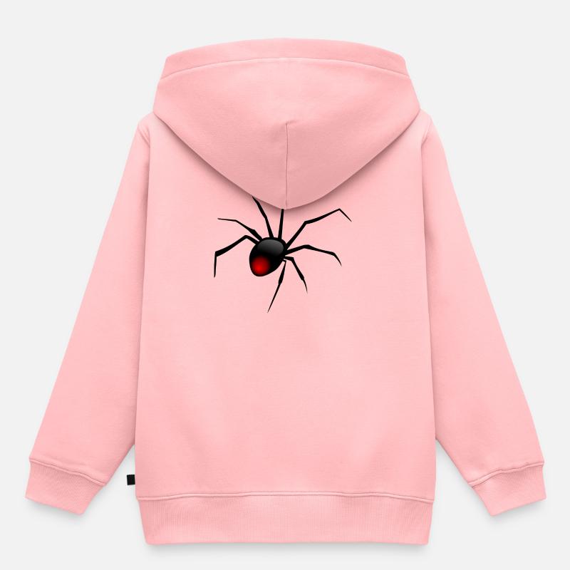 spid 84 - Sweat Premium à capuche enfant bio - rose