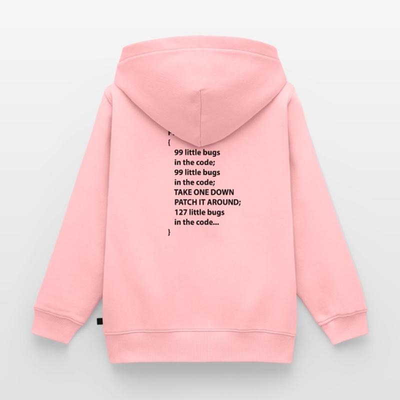 Code Programmierer Nerd Bug Entwickler Geschenk Kinder Premium Organic Hoodie