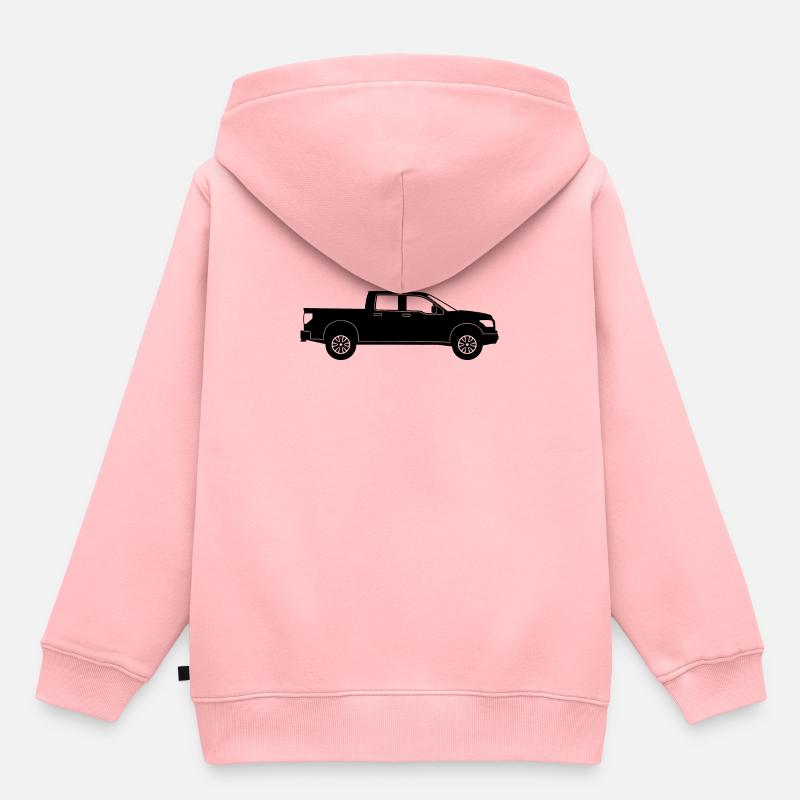 Pick-up - Sweat Premium à capuche enfant bio - rose