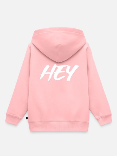 Hey - Kids Premium Organic Hoodie - rose