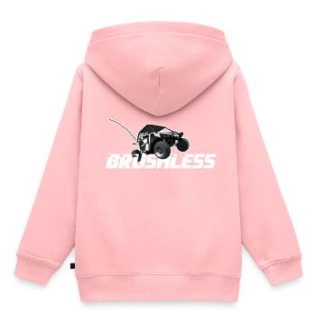 RC Car Brushless Buggy - Kids Premium Organic Hoodie - rose - Back - AI Model Kid Female (0cm)