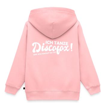 Ich tanze Discofox Tanzschule Geschenk Idee - Kinder Premium Organic Hoodie - Rosa - Hinten - AI Model Kid Female (0cm)