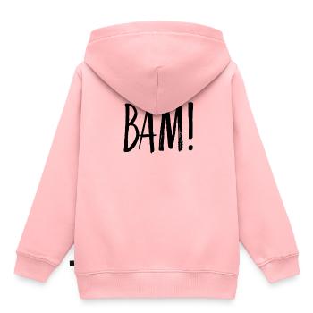 BAM - Sweat Premium à capuche enfant bio - rose - Dos - AI Model Kid Female (0cm)