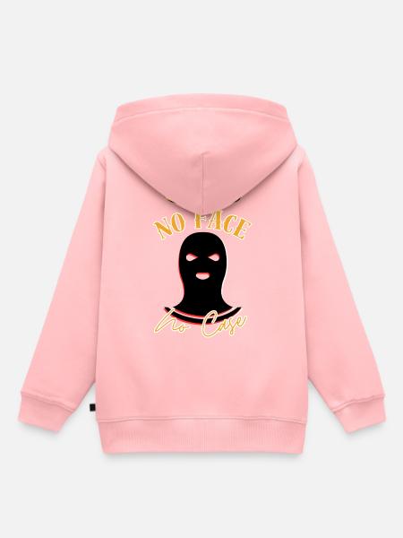Kein Gesicht, kein Fall - Kinder Premium Organic Hoodie - Rosa
