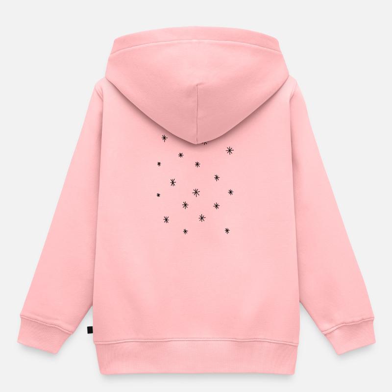 star - Sweat Premium à capuche enfant bio - rose