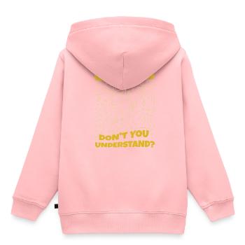 Pi Day: Was Verstehst Du Nicht? - Kinder Premium Organic Hoodie - Rosa - Hinten - AI Model Kid Female (0cm)