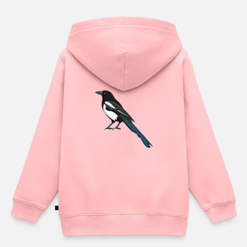 Pie - Sweat Premium à capuche enfant bio - rose