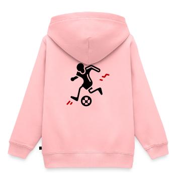 Soccer Player Soccer Player - Kids Premium Organic Hoodie - rose - Back - AI Model Kid Female (0cm)