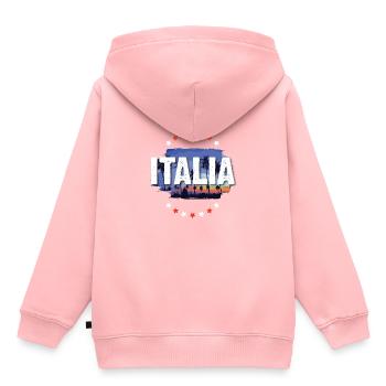 Italia - Kids Premium Organic Hoodie - rose - Back - AI Model Kid Female (0cm)