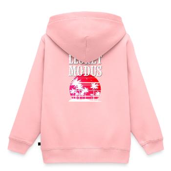 Lloret de Mar mode - Sweat Premium à capuche enfant bio - rose - Dos - AI Model Kid Female (0cm)