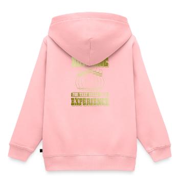 Bowling Experimen - Kinder Premium Organic Hoodie - Rosa - Hinten - AI Model Kid Female (0cm)