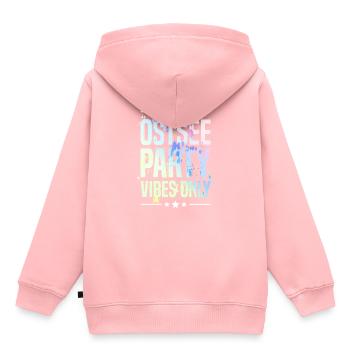 Ambiance de fête de la mer Baltique - Sweat Premium à capuche enfant bio - rose - Dos - AI Model Kid Female (0cm)