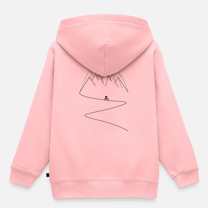 VTT VTT - Sweat Premium à capuche enfant bio - rose