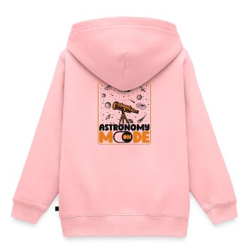 Astronomy Mode On Astronomy Photographer Cosmologist - Kids Premium Organic Hoodie - rose - Back - AI Model Kid Female (0cm)