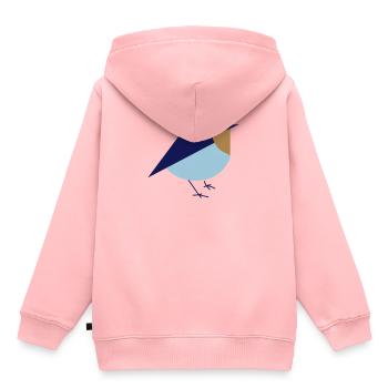 bird - Kids Premium Organic Hoodie - rose - Back - AI Model Kid Female (0cm)