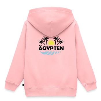Egypt - Kids Premium Organic Hoodie - rose - Back - AI Model Kid Female (0cm)