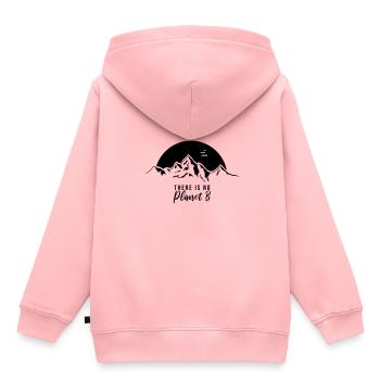 il n'y a pas de planète b - Sweat Premium à capuche enfant bio - rose - Dos - AI Model Kid Female (0cm)