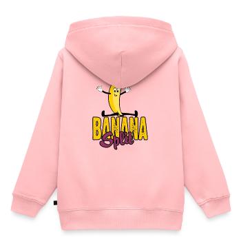 Banana split - Kids Premium Organic Hoodie - rose - Back - AI Model Kid Female (0cm)