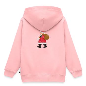 Nicholas - Kids Premium Organic Hoodie - rose - Back - AI Model Kid Female (0cm)
