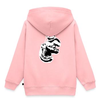 Boxhandschuhe Vintage Boxen Boxkampf - Kinder Premium Organic Hoodie - Rosa - Hinten - AI Model Kid Female (0cm)