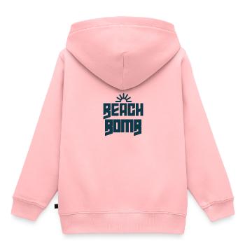 Urlaub Frauen Strand / Geschenkidee / Sommer Sonne - Kinder Premium Organic Hoodie - Rosa - Hinten - AI Model Kid Female (0cm)