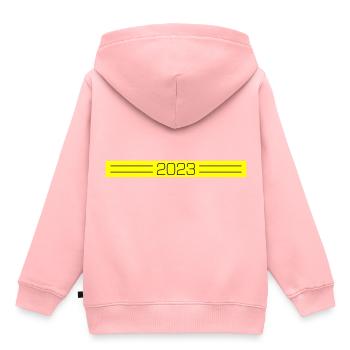 2023 Dash - Kids Premium Organic Hoodie - rose - Back - AI Model Kid Female (0cm)