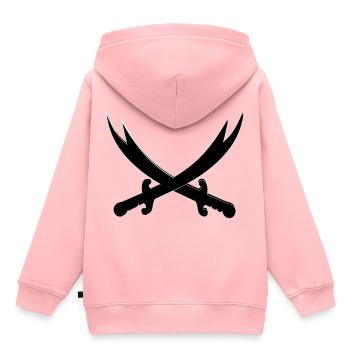 Ali Zülfikar - Kids Premium Organic Hoodie - rose - Back - AI Model Kid Female (0cm)