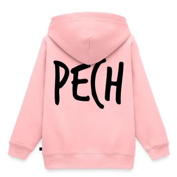 Partnerlook - wie Pech und Schwefel - Kinder Premium Organic Hoodie - Rosa - Hinten - AI Model Kid Female (0cm)