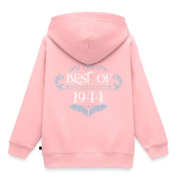 1944 best of - Sweat Premium à capuche enfant bio - rose - Dos - AI Model Kid Female (0cm)