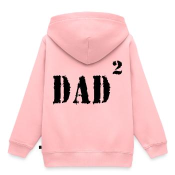 DAD - Kinder Premium Organic Hoodie - Rosa - Hinten - AI Model Kid Female (0cm)