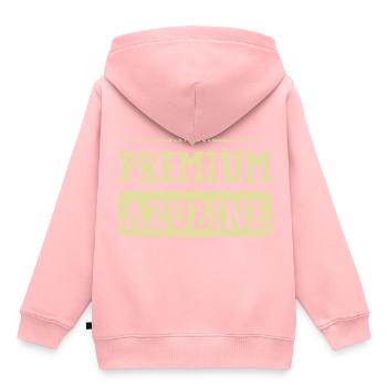 Premium Azubine - Kinder Premium Organic Hoodie - Rosa - Hinten - AI Model Kid Female (0cm)