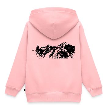 Eiger - Kinder Premium Organic Hoodie - Rosa - Hinten - AI Model Kid Female (0cm)