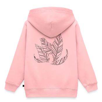 Printemps - Sweat Premium à capuche enfant bio - rose - Dos - AI Model Kid Female (0cm)