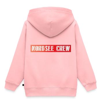 Équipage de la mer du Nord - Sweat Premium à capuche enfant bio - rose - Dos - AI Model Kid Female (0cm)