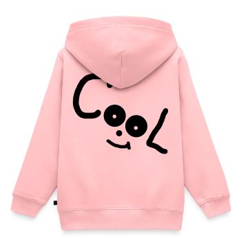 Cool - Kids Premium Organic Hoodie - rose - Back - AI Model Kid Female (0cm)