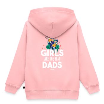 Father's Day Daughter Children Sisters - Kids Premium Organic Hoodie - rose - Back - AI Model Kid Female (0cm)