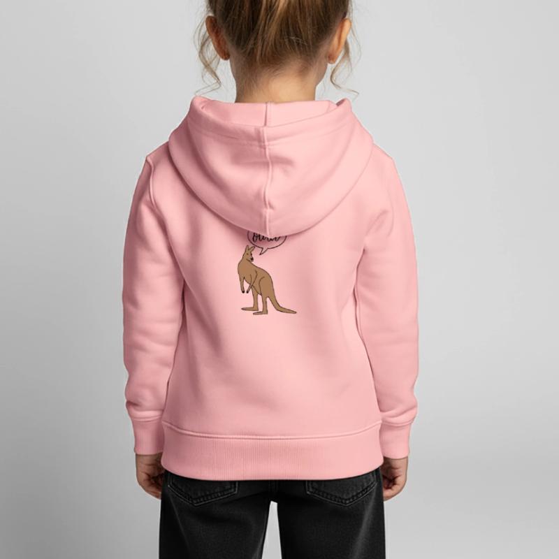 Dialecte dialecte d'Oida Autriche Sweat Premium à capuche enfant bio