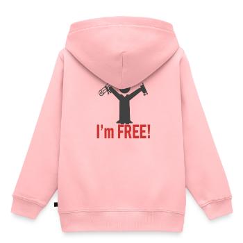 Studium beendet Sponsion Promotion Geschenkidee - Kinder Premium Organic Hoodie - Rosa - Hinten - AI Model Kid Female (0cm)