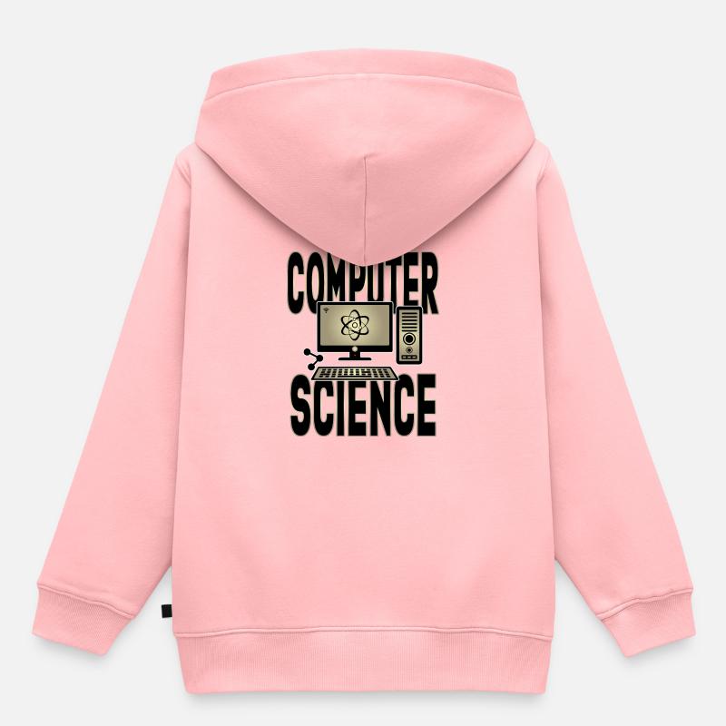 Computer Science-It, computer science - Kids Premium Organic Hoodie - rose