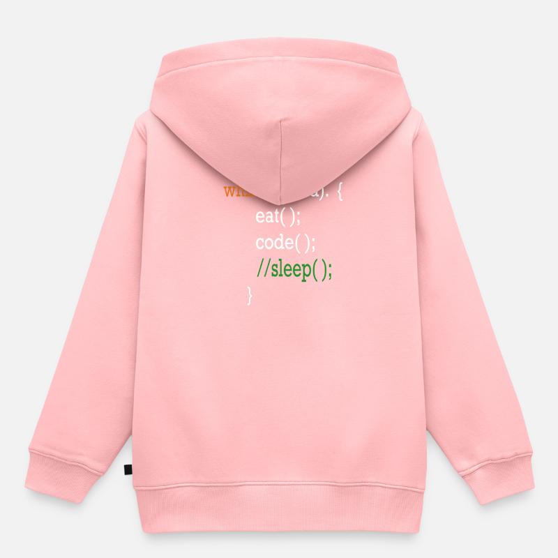 Programmierer Coding Shirt - Kinder Premium Organic Hoodie - Rosa