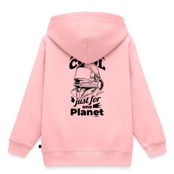 Astronaut - Kids Premium Organic Hoodie - rose - Back - AI Model Kid Female (0cm)