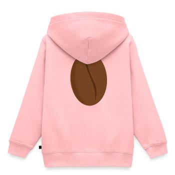 Kaffeebohne braun - Kinder Premium Organic Hoodie - Rosa - Hinten - AI Model Kid Female (0cm)