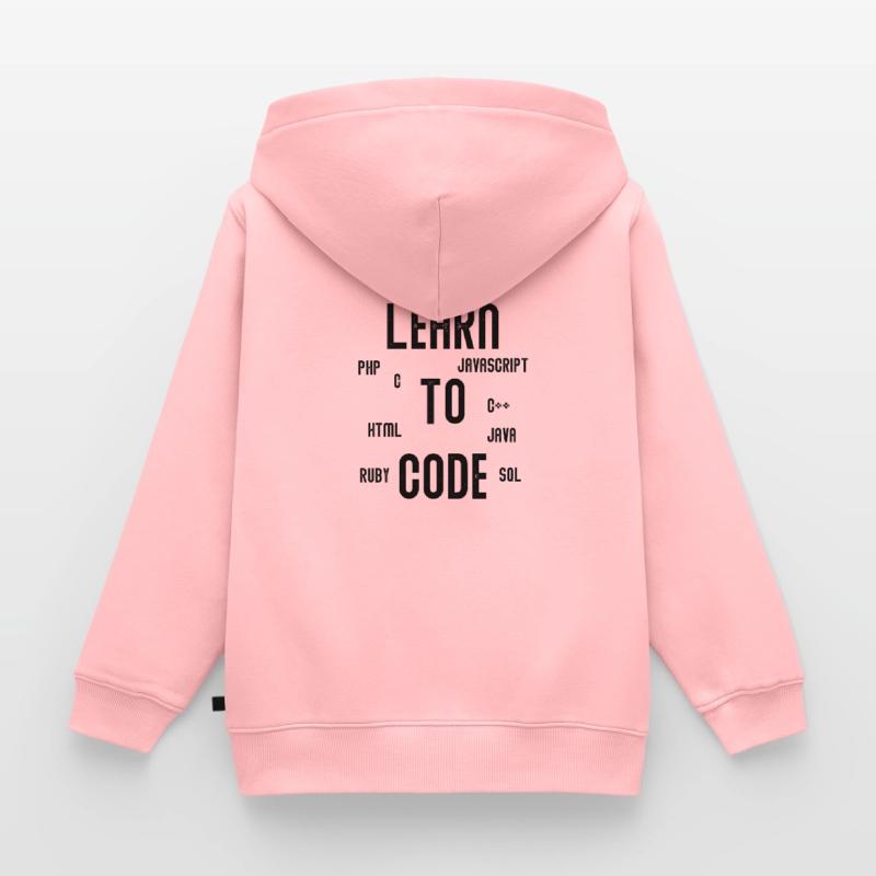 Apprendre à coder la programmation Computer Gift Scientist Sweat Premium à capuche enfant bio