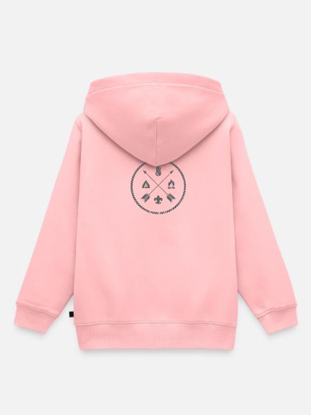 scout - Sweat Premium à capuche enfant bio - rose