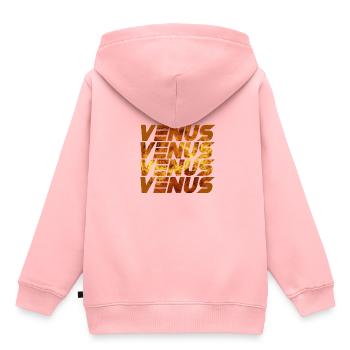 Conception de Venus - Sweat Premium à capuche enfant bio - rose - Dos - AI Model Kid Female (0cm)