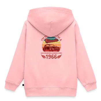 Je ne suis pas vieux - Sweat Premium à capuche enfant bio - rose - Dos - AI Model Kid Female (0cm)